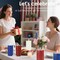 4th of July Flameless Candles with Remote, 3 Pack Patriotic Battery Operated Candles, Real Wax LED Candles Star Shape Fake Candle for Home Party White Blue Red